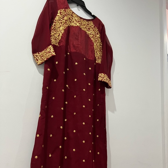 Indian Pakistani Embroidery salwar Kameez suit - Picture 1 of 5